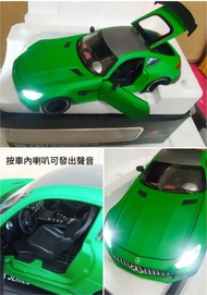 【免運】全新 車致 CHE ZHI  仿真 賓士 1：24 AMG - GTR 聲光迴力 合金車 模型車