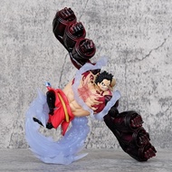 One Piece gk Five-speed Luffy Figure Model Onishima Nika Fruit Awakening Bouncer Luffy Doll 20cm Anime Decoration Boy Gift Toy