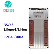 Continuous 120A 160A 300A 380A 3S 4S Lifepo4 Li-ion Lithium Battery Protection Board 12V BMS 3.7V 3.