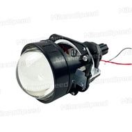 BILED WST 2.5 INCH Fiber Karbon DC 12V/HighBeam 55W  LowBeam 50W PROJECTOR LED BLUE LENS PROJIE