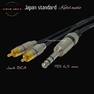 RCA jack cable 2 to 1 jack cable 6.5 stereo to RCA RCA cable