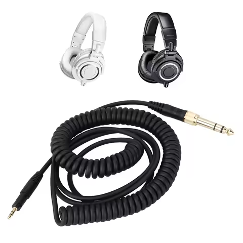 160CM Headphone Extended Cable Line Wire Audio Cord for ATh M50x M40x M70x detachable earphone cable