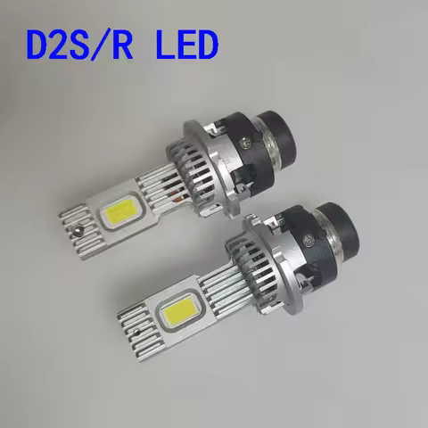 2PCS 55W Canbus D4S LED Car Headlight No Error 6000K D2S Led Light For Subaru Jetta Nissan Lexus Maz