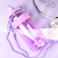 600ml 1500ml 2000ml Large Capacity Bottle With Straw outdoor Drinking Bottled Water Bottle Botol Air