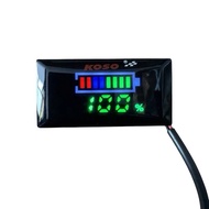 Koso v2 volt meter with 7-100v mounting pat with volt percentage line