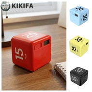 KIKIFA Cube Timer, LED Display 15/20/30/60 min Kitchen Timer, Durable Time Management Gravity Sensit