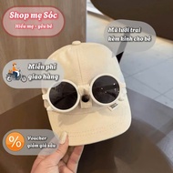 BEAR-SHAPED BOY CAP/BOY HAT WITH GLASSES FOR KIDS
