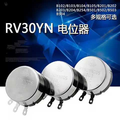 10pcs RV30YN20S B102 B202 B502 B103 B204 B503 B104 B105 1K 5K 20K 10K 100K 1M RV30YN Single Turn Rot
