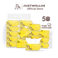 【10 Packs】DWY Tissue 5-Ply Thickened Virgin Pulp 300 SheetsTisu Murah Borong Flushable Toilet Paper