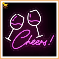 Neon Light Sign Personalized LED Neon Lights Large LED Neon Sign for Restaurant Dining Room Office W