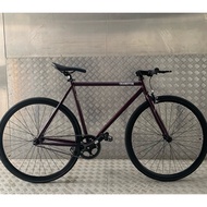 Cranston Fix Fixie. Single Speed Bicycle. Leisure Bike. Urban Bicycle. Gloss Purple  . With brake