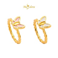 MASDORA 999 Gold Ring Rings Cincin Emas ~ Tangled Butterfly Edition (EMAS 999/24K)