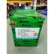 MK #06 X 1 1/4" DRYWALL SCREW FLAT HEAD 白螺丝 (1000PCS/B0X)