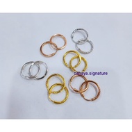 GIPSY EARRINGS 925 SILVER GOLD PLATED