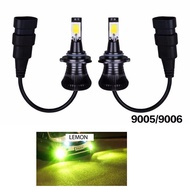 2 ชิ้นสองสีสีขาว/มะนาวH1 H3 H7 H11 H8 H16 HB3/9005 HB4/9006 881/880 H27 P13W PSx24Wไฟตัดหมอกไฟหน้าไฟ