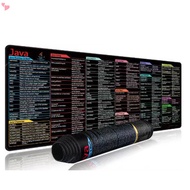 Python Commands Shortcuts Mouse Pad 31.4x11.7x0.07 inch Extended Large Cheat Sheet Mousepad PC Offic