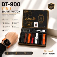 DT-900 7-in-1 Ultra Smart Watch Bluetooth Call HD Touch Screen Fitness Tracker Sleep Monitor Waterpr