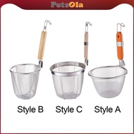 PETSOLA Spaghetti Strainer Spoon Pasta Strainer Colander Kitchen Mesh Strainer