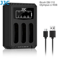JJC Camera Battery Charger for DB-110 DB110 LI-92B LI-90B LI92B LI90B of Ricoh GR IIIx GR III GR3x G