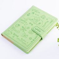 ✅ high-value ✅ Magnetic buckle Leather surface portable thickened notebook in stock ✾Bowen 991 Carto