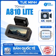 70mai A810 Lite HDR car dash cam - Genuine international distributor