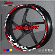 Yamaha Xmax300 Motorcycle Wheel Hub Reflective Sticker Tire Steel Rim Decorative Inner Rim Waterproof Sticker