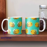 Bumble Bee Mint Coffee Ceramics Mug
