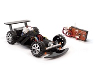 Wireless Remote Control F1 Racing Car Science Kit to Build - The Black Shadow Edition, STEM Project 