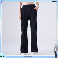 Eyouth 10165 Women Straight-Leg Drawstring Cargo Pants
