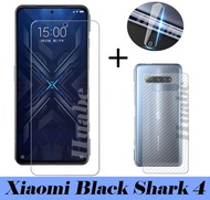 3in1 Screen protector Xiaomi Black Shark 4 Tempered Glass 9H Xiaomi Black Shark 3 back film lens film