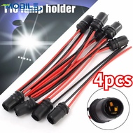 4/1pcs T10 W5W 147 Round Sockets Marker Light Holder - LED Bulb Base Holder - Connector Wire Bulb Ha