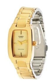 Casio นาฬิกาข้อมือ สีทอง สายสแตนเลส รุ่น LTP-1165N-9CRDF