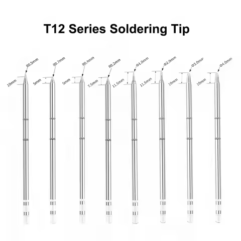 T12 Soldering Solder Iron Tips T12-B B2 B3 B4 BC1 BC2 BC3 BC4 DIY Soldering Station Replacement Elec