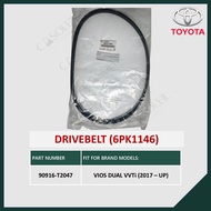 DRIVEBELT 6PK1146 (90916-T2047) for VIOS DUAL VVTi (2017-UP) - PART