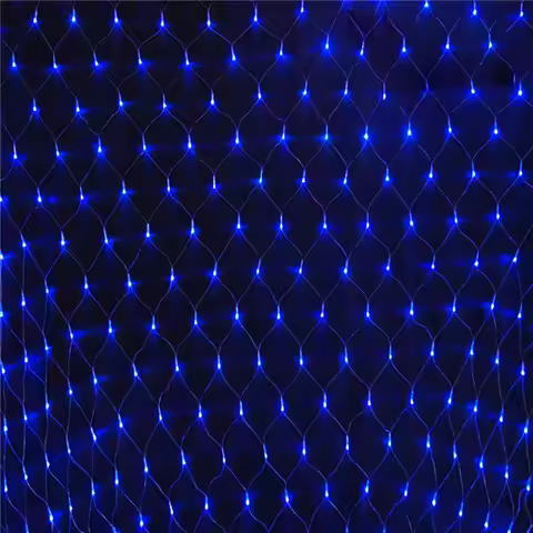 1.5x1.5m 96leds 8 Modes 220V Net LED String Light Festival Christmas Decoration New Year Wedding Cer