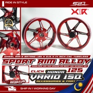 Sport Rim X1R 6 Batang VARIO 125 150 CLICK AIRBLADE BEAT125 SCOOPY 110 PNP Wheel Rim CNC Tubeless 1.