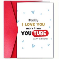 [Coisíní] Fun Birthday Gift For Dad Birthday Card With Envelope Birthday Gift Card For Dad Greeting 