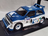 IXO 1/18 MG METRO 6R4 14 1986 Master Rally Car Model Alloy