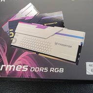 99.9%新 Acer Predator Hermes 48GB DDR5-6800 CL34 (黑色)(Hynix A Die)