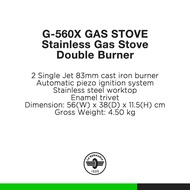 ❖▲♙La Germania Stainless Gas Stove G-560X