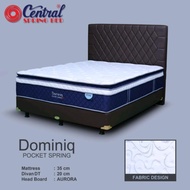 1set Springbed Central dominiq pocket +Divan Oscar 160X200x30 CIREBON