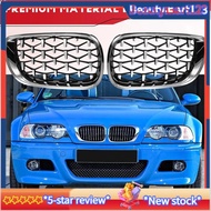 Pair Chrome  Front Grill Kidney Grille L+R for     E46 4-Door Sedan 2002-2005