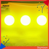 Skym* 10Pcs Round Shape Reflective Decals Anti-fade Anti Scratch Plastic Reflective Sticker for Bike