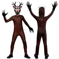 Children Adult Bambi 99 Night Forest Deer Costume Monster Horror Game Cosplay Set B150
