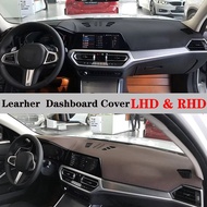 For BMW 3 4 Series G21 G20 G81 G80 G82 2019 - 2021 Accessories Leather Dashmat Car Styling Dash Mat 
