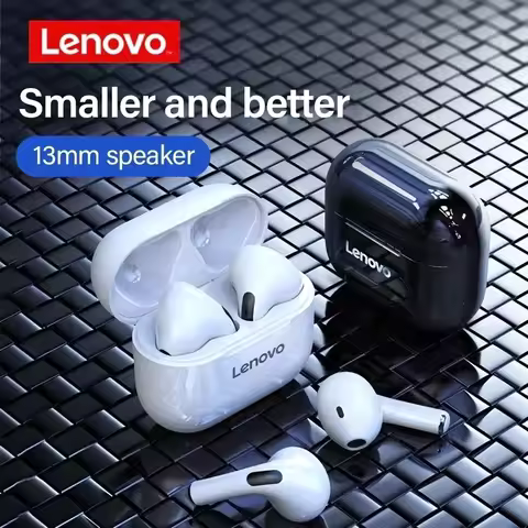 Original Lenovo LP40 Wireless Bluetooth5.4 Headphones TWS Earphones Touch Control Sport Headset Ster