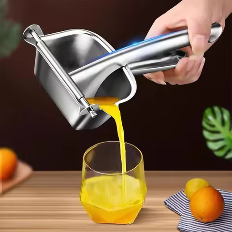 Manual Juice Squeezer Hand Pressure Juicer Pomegranate Orange Lemon Sugar Cane Juice Kitchen Bar Fru