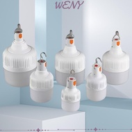 WENY Rechargeable LED Light Bulb, 6500K White Light 80W Hanging LED Bulb,  USB Rechargeable Hanging 