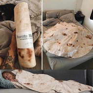 💥Free Shipping💥Mexican Burrito Blanket Office Nap Cover Leg Blanket Sofa Cake Creative Blanket Poach