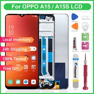 Original LCD with Frame for Oppo A15 / A15S / A16K CPH2179 LCD Display Screen Touch Screen Digitizer